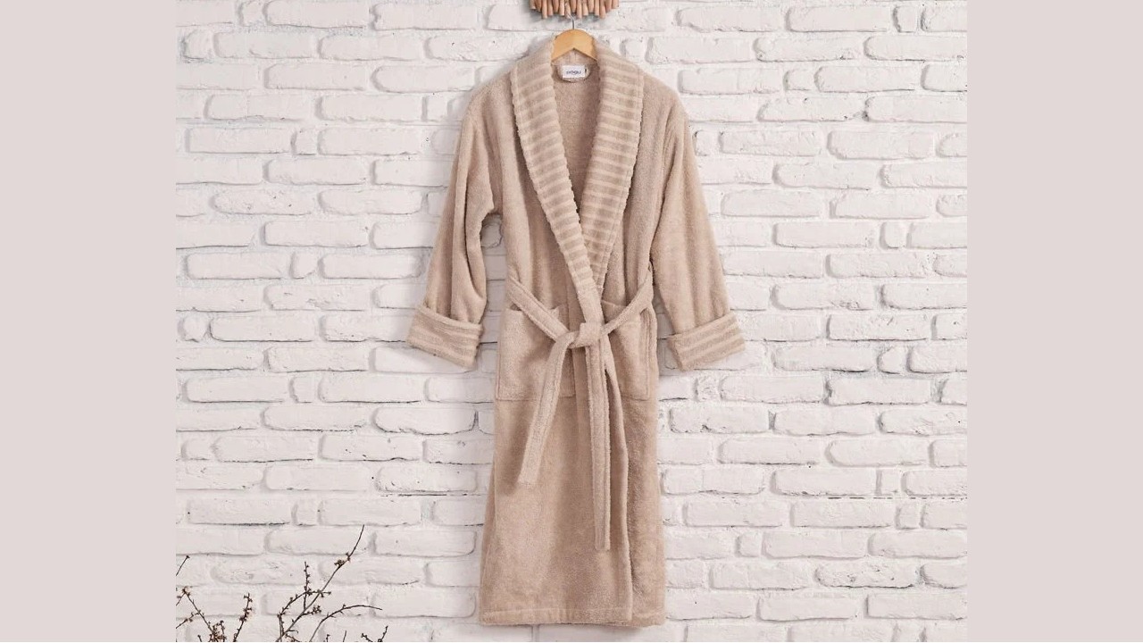 Halat de baie Ivory L/XL - 130 - Bej DOQU Prosoape si Halate 2Q9BRNIVRYB360002