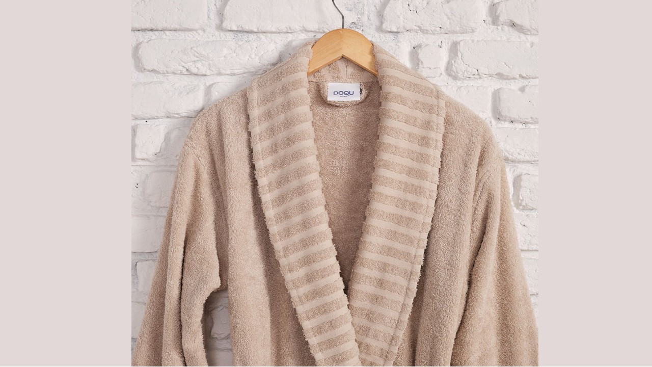 Halat de baie Ivory L/XL - 130 - Bej DOQU Prosoape si Halate 2Q9BRNIVRYB360002