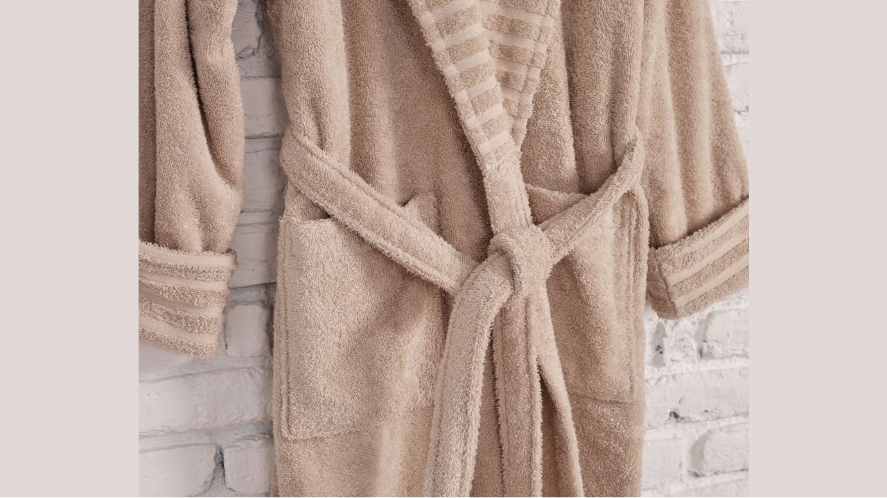 Halat de baie Ivory L/XL - 130 - Bej DOQU Prosoape si Halate 2Q9BRNIVRYB360002