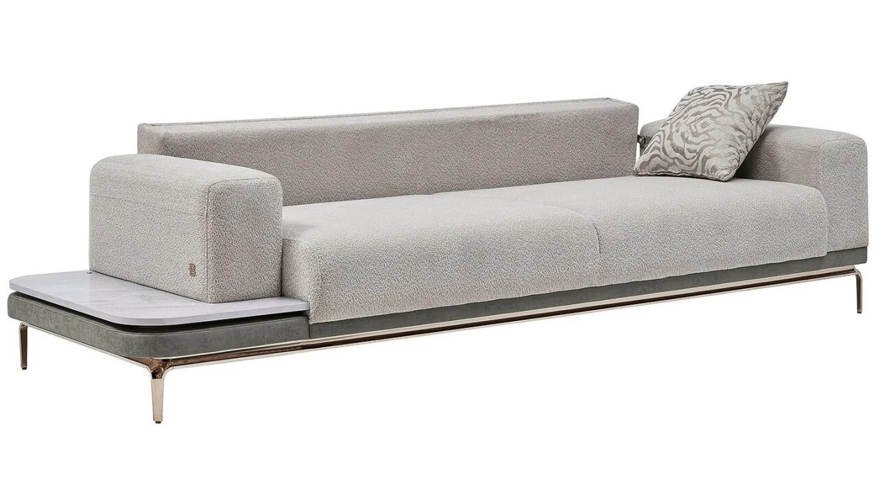 Canapea Extensibila 3 locuri cu Masuta integrata dreapta Estella BELLONA Canapele 20ETE3R00400001