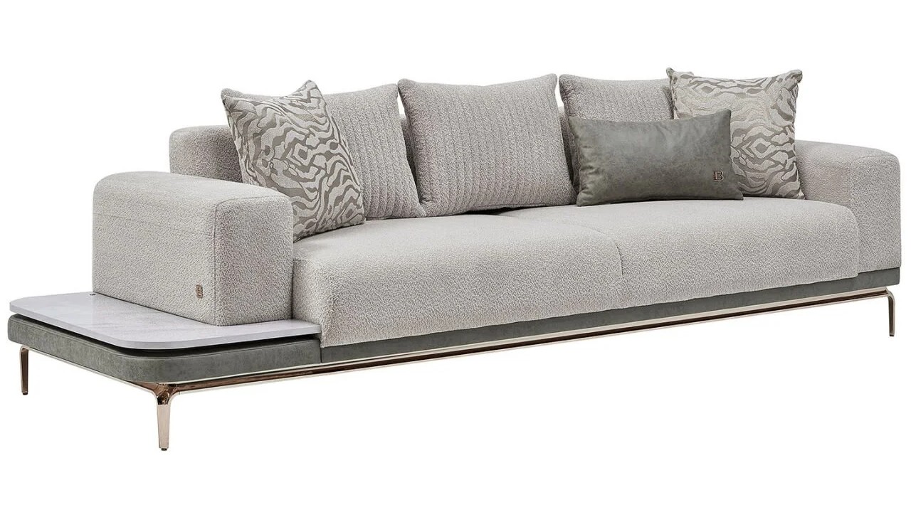 Canapea Extensibila 3 locuri cu Masuta integrata dreapta Estella BELLONA Canapele 20ETE3R00400001