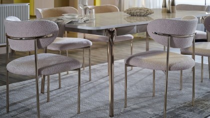 Masa Extensibila cu 6 Scaune Estella  Seturi Masa cu Scaune