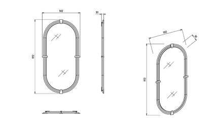 Set Dormitor Victor, Sifonier 5 usi, Pat 160x200, culoare Fildes, Finisaj Auriu  Set Dormitor VICDORM5USI160200