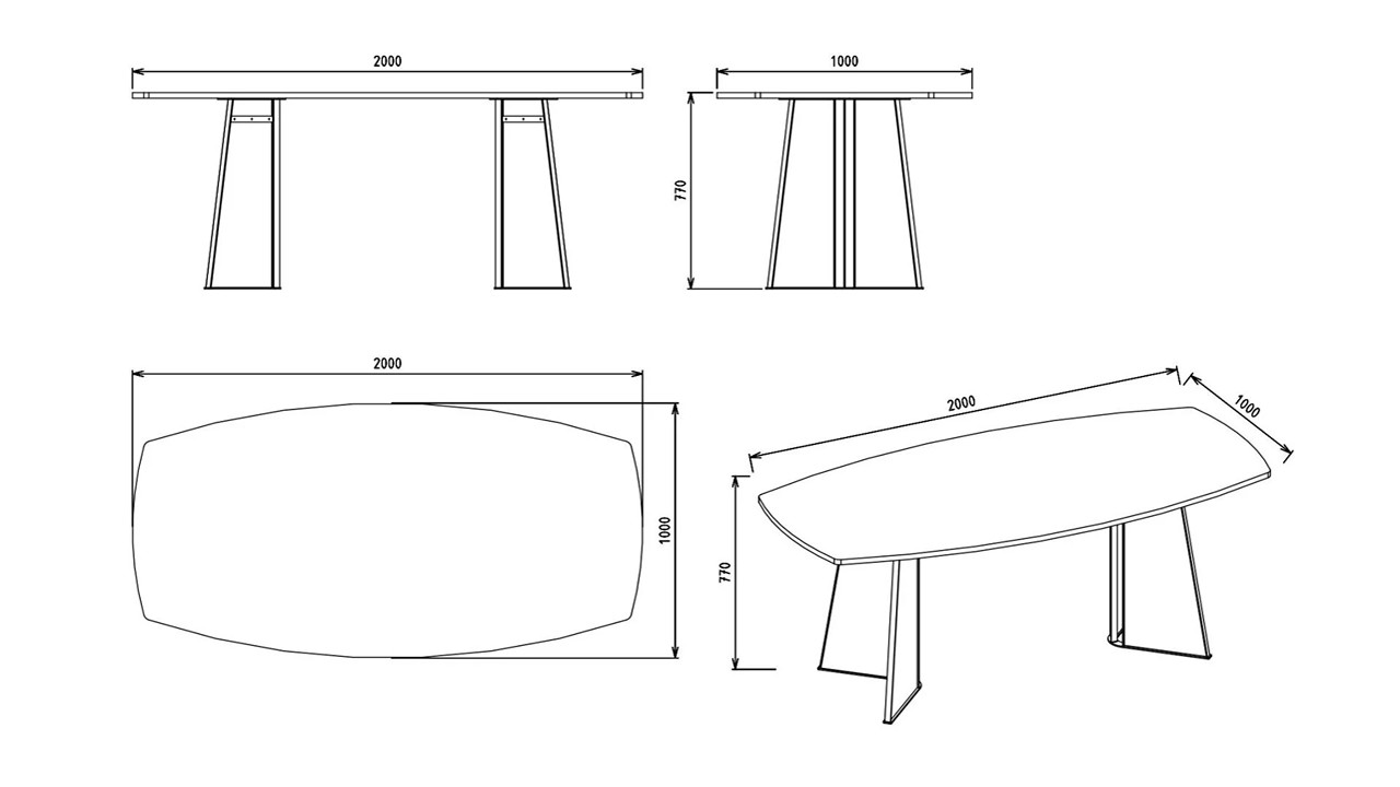 Set Dining Room cu Masa Fixa Montella  Seturi Masa cu Scaune