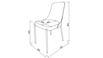 Set Dining Room cu Masa Fixa Montella  Seturi Masa cu Scaune