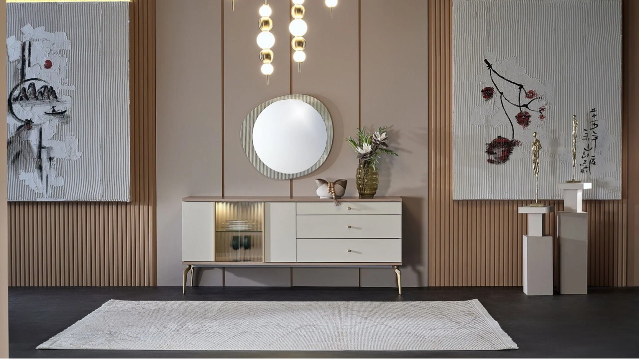 Set Dining Room cu Masa Fixa Montella  Seturi Masa cu Scaune