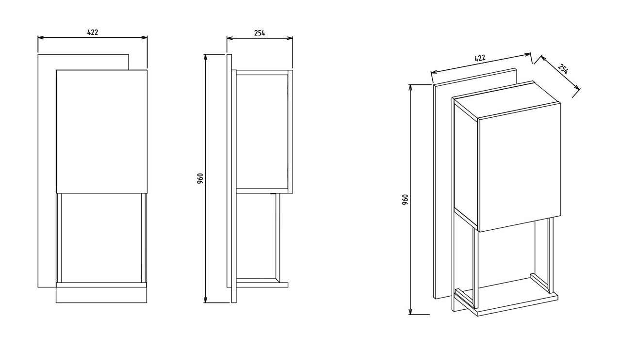 Vitrina Compacta TV Montella BELLONA Vitrina Compacta