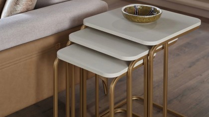 Masute Cafea Zigon Montella, set 3 bucati BELLONA Masuta Zigon 22MTL3304Y2Y2