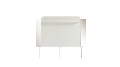 Vitrina Compacta TV Plaza, Culoare Fildes BELLONA Vitrina Compacta 22PZA3001FSFS+22PZA3003FSFS
