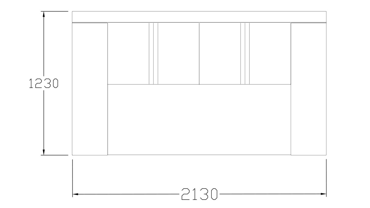 Set Dormitor Montella cu Tablie XL  Set Dormitor