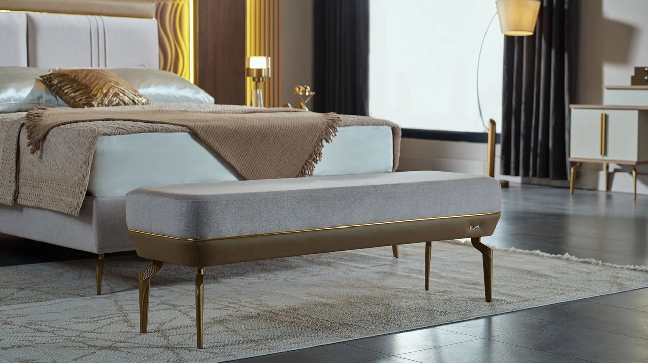 Set Dormitor Montella cu Tablie XL  Set Dormitor