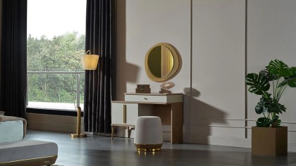 Set Dormitor Montella cu Tablie L  Set Dormitor