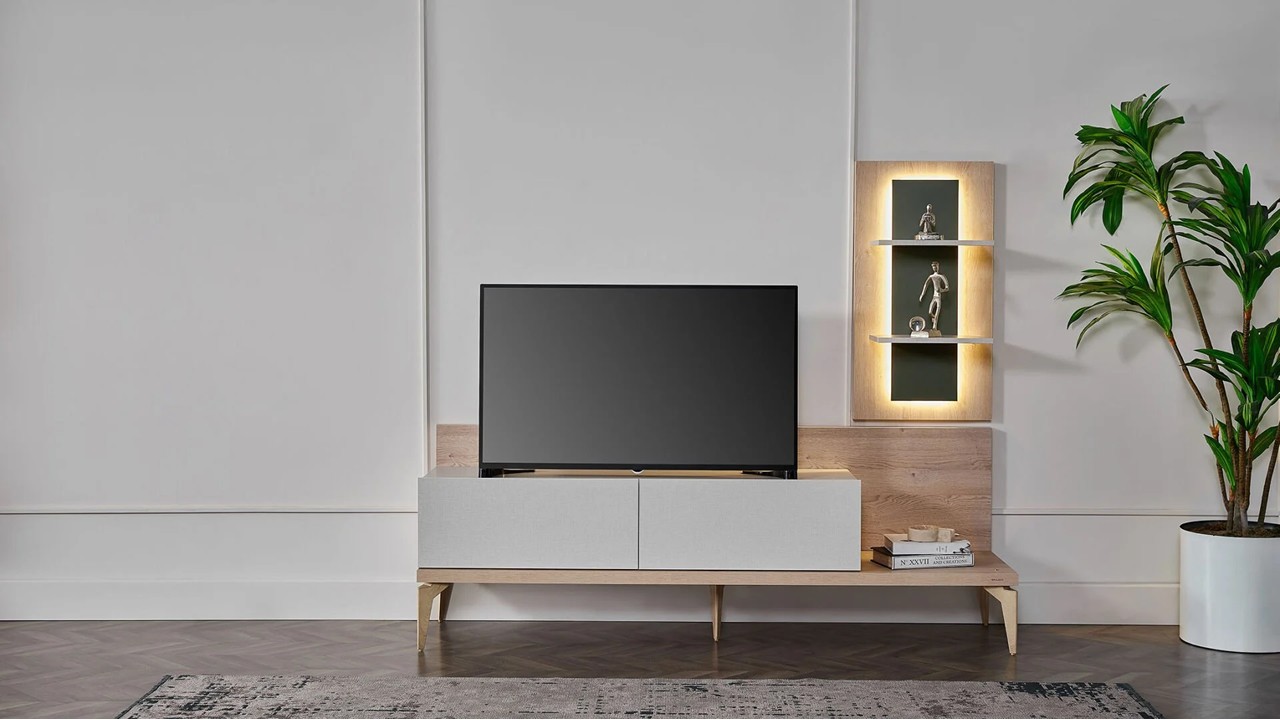 Vitrina Compacta TV Orleon  Vitrina Compacta