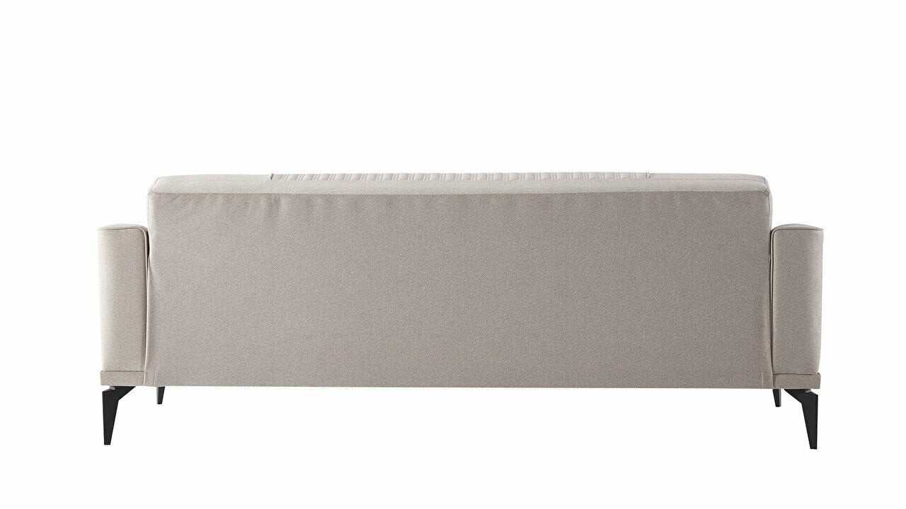 Canapea Extensibila 3 locuri Monaco, Bej, Picior Negru, Promotional BELLONA O U T L E T