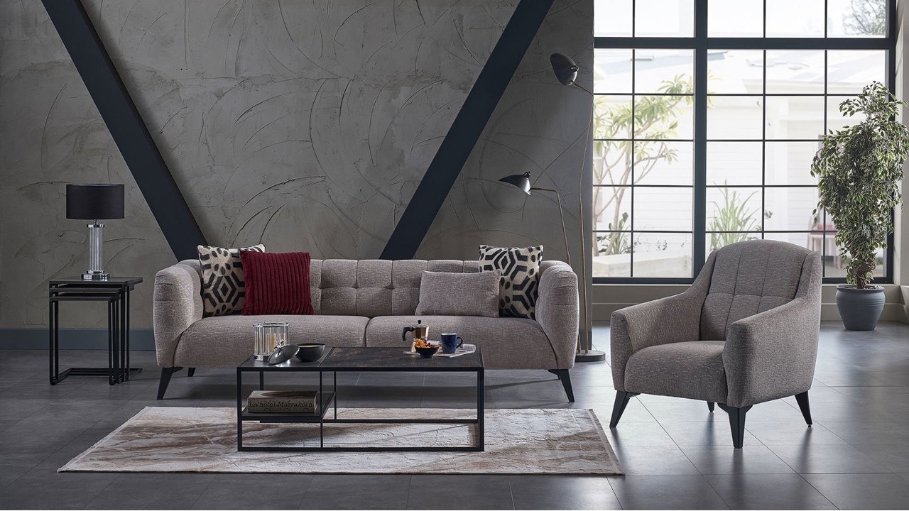 Set Canapea Extensibila Indiana 3+3+1+1 BELLONA Seturi canapele 51IND5100600001