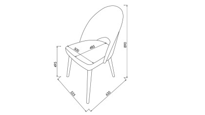 Set Masa Extensibila cu 6 Scaune Mona  Seturi Masa cu Scaune