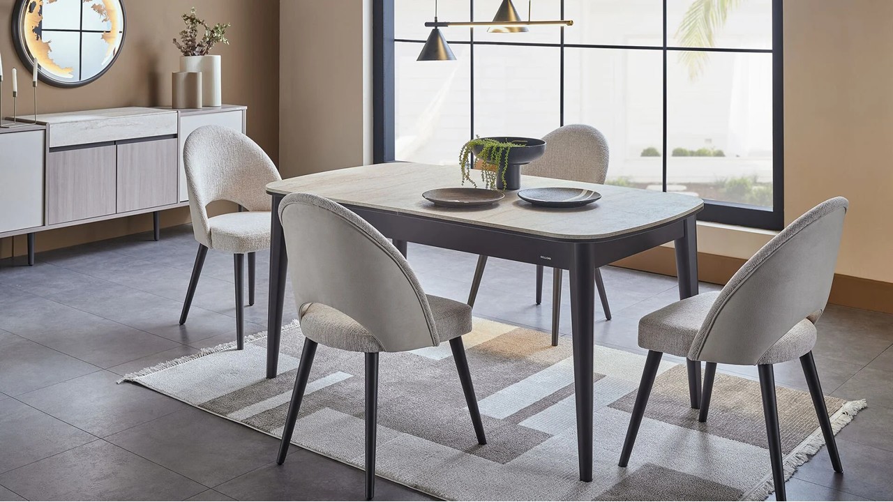 Set Dining Room cu Masa Extensibila Mona  Seturi Dining Room