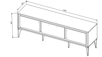 Comoda TV Monaco BELLONA Magazin 22MNO3001A19G