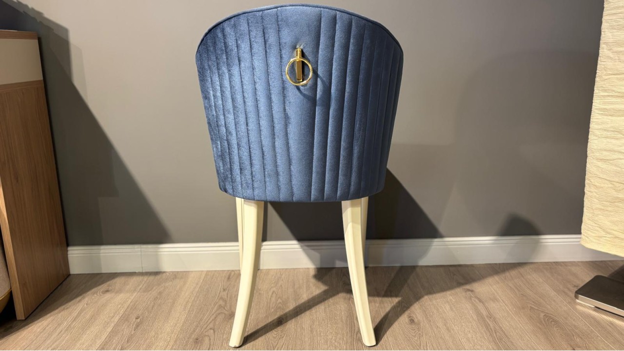 Scaun Spatar Curbat Mistral, Albastru, Pachet 2 bucati BELLONA O U T L E T