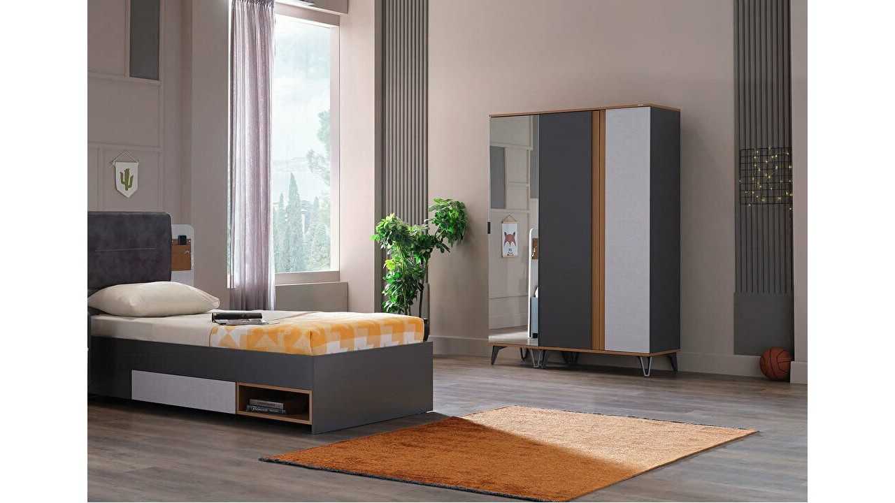 Set Dormitor Tineret Live cu Saltea Dream Bamboo BELLONA O U T L E T LIVETINERET+27DRB01202000400