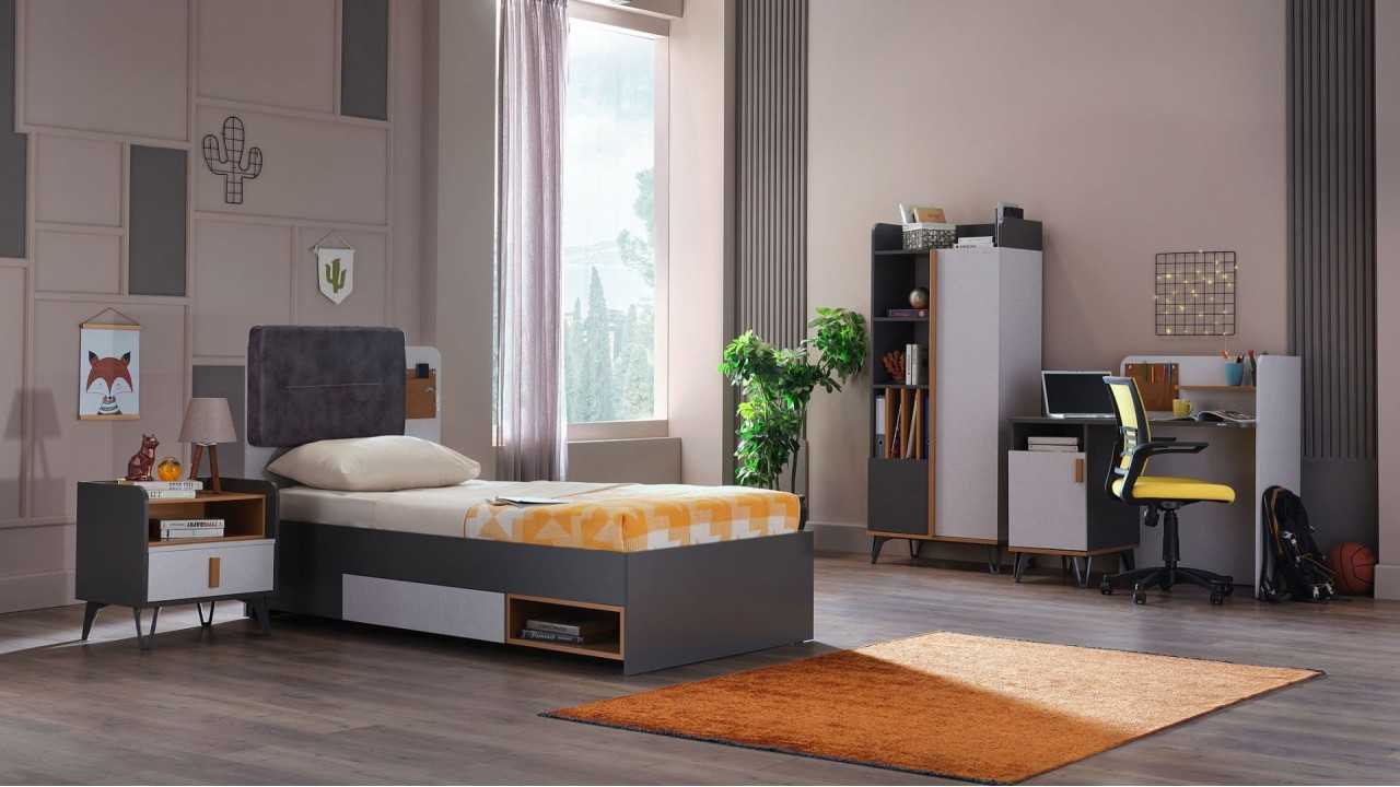 Set Dormitor Tineret Live cu Saltea Dream Bamboo BELLONA O U T L E T LIVETINERET+27DRB01202000400