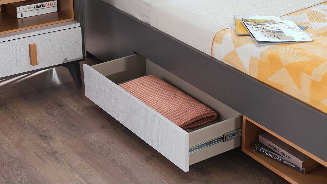 Set Dormitor Tineret Live cu Saltea Dream Bamboo BELLONA O U T L E T LIVETINERET+27DRB01202000400