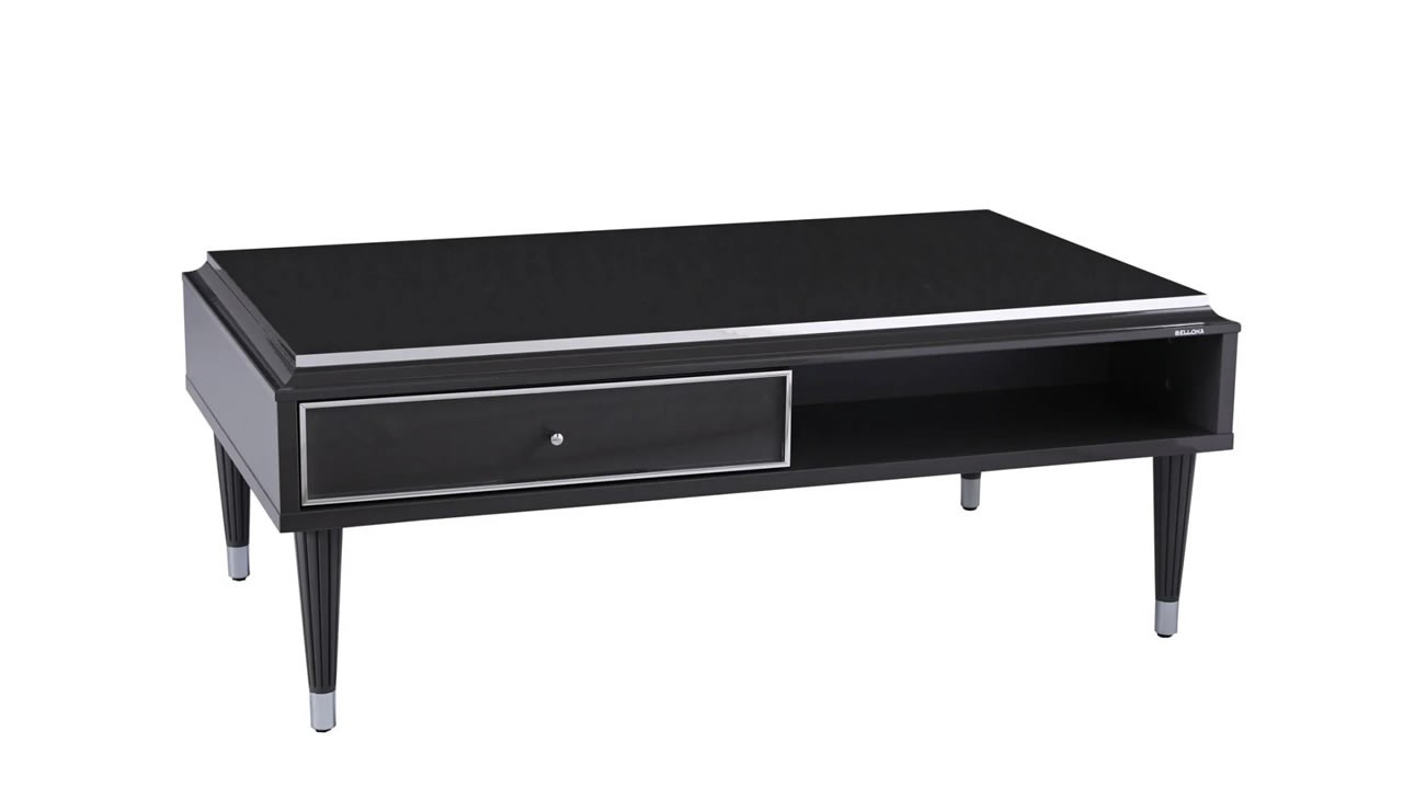 Masuta de cafea Gravita, Antracit BELLONA Masuta de Cafea SHOWROOM22GTA3302ZEZE