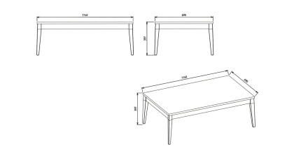 Masuta de cafea Nadia BELLONA Masuta de Cafea 22NAD3302OPOP