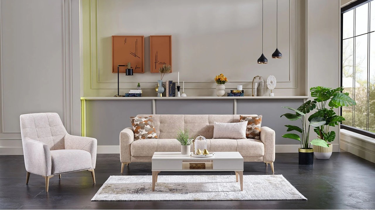 Canapea 3 locuri Extensibila Luis BELLONA Canapele