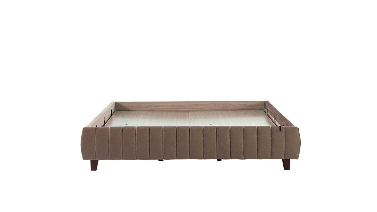 Pat tapitat fara lada de depozitare Venisa, 160x200cm, culoare Cafea BELLONA Paturi tapitate fara lada - In STOC 28VEII600200...