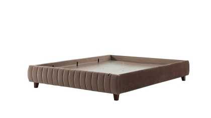 Pat tapitat fara lada de depozitare Venisa, 160x200cm, culoare Cafea BELLONA Paturi tapitate fara lada - In STOC 28VEII600200...