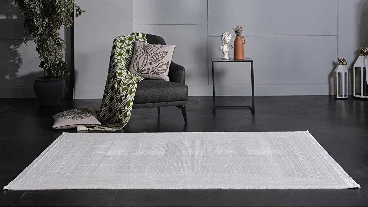 Covor Venita 11976 Alb, 160X230cm GUMUSSUYU Seria Venita 286VNT11976B9BYZ00