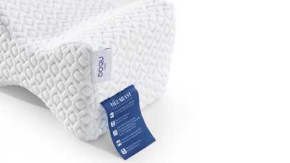 Pernă pentru genunchi 26 x 21 x 16,5 cm - Albă DOQU Perne si Pilote 2Q9YSTDIZAB340001