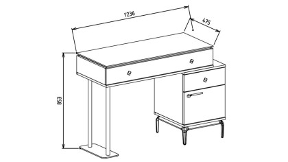 Masa de Toaleta Alternativa Estella BELLONA Dormitor 22ETE2104YX0D