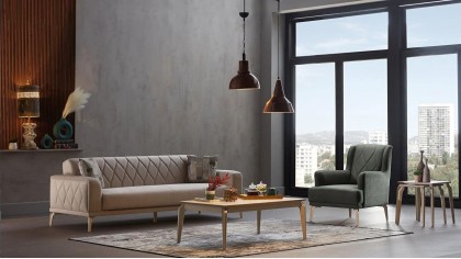 Set Canapea Extensibila Palermo 3+3+1+1, Promo BELLONA Seturi canapele SHOWROOMPALERMO