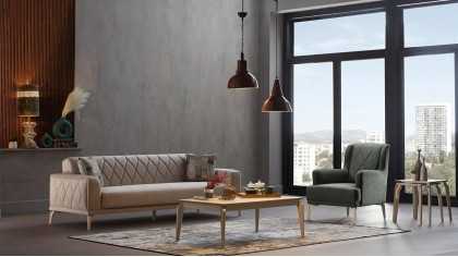 Set Canapea Extensibila Palermo 3+3+1+1 BELLONA Seturi canapele SHOWROOMPALERMO