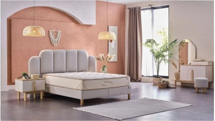 Pat cu somiera rabatabila Boheems BELLONA Pat