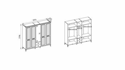 Set mobilier Tineret Andera BELLONA Set Mobilier Tineret