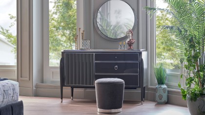 Set standard Dormitor Gravita, Antracit - Mega Sale BELLONA Set Dormitor