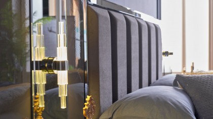 Set standard Dormitor Gravita, Antracit - Mega Sale BELLONA Set Dormitor