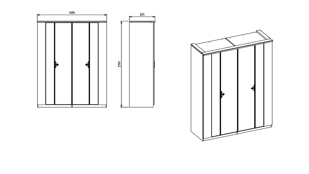 Set standard Dormitor Leny - Mega Sale BELLONA Set Dormitor