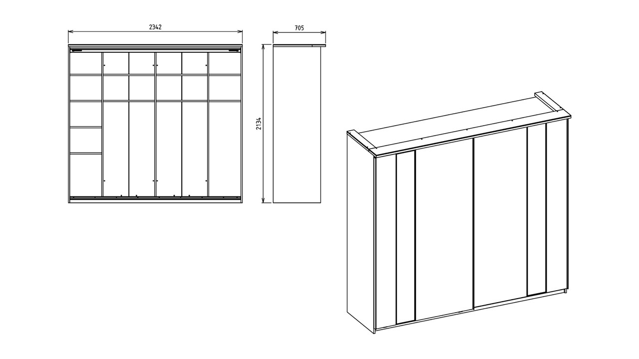 Set standard Dormitor Leny - Mega Sale BELLONA Set Dormitor