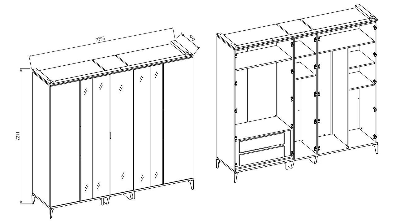 Set standard Dormitor Loretto BELLONA Set Dormitor