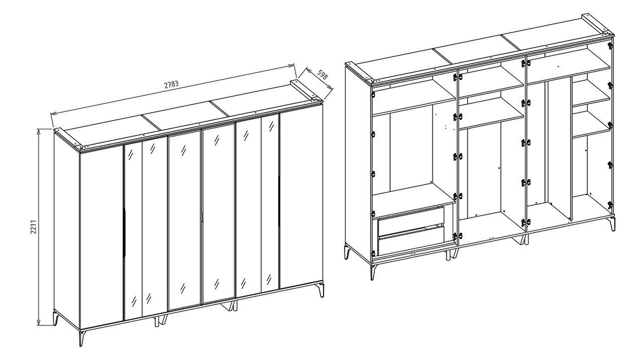 Set standard Dormitor Loretto BELLONA Set Dormitor