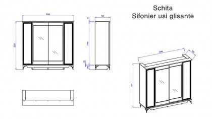 Set standard Dormitor Valencia - Mega Sale BELLONA Set Dormitor