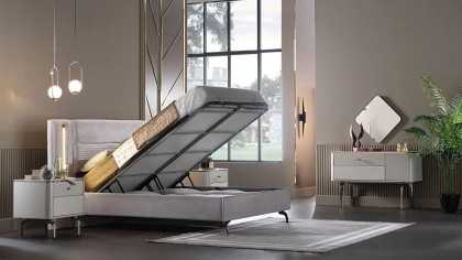 Set standard Dormitor Larissa cu tablie iluminata BELLONA Set Dormitor
