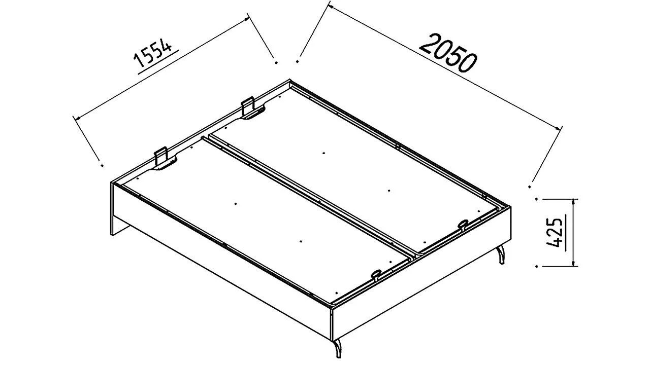 Set standard Dormitor Larissa cu tablie iluminata BELLONA Set Dormitor