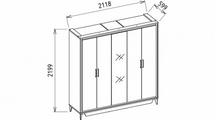 Set standard Dormitor Monaco BELLONA Set Dormitor
