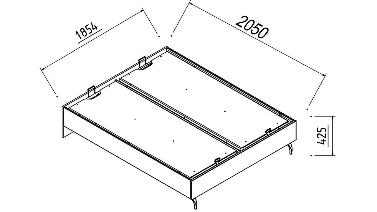 Set standard Dormitor Larissa cu tablie fara iluminare - Mega Sale BELLONA Set Dormitor