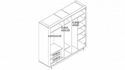 Set standard Dormitor Larissa cu tablie fara iluminare - Mega Sale BELLONA Set Dormitor